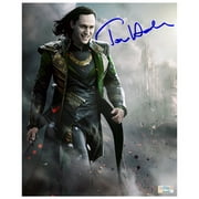 Tom Hiddleston Autographed Loki 8?10 Thor: The Dark World Photo