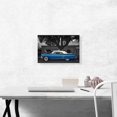 thumbnail image 2 of ARTCANVAS Blue Vintage Car Canvas Art Print - Size: 18" x 12" (1.50" Deep), 2 of 9