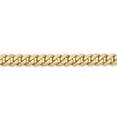 thumbnail image 2 of Leslie's Real 14kt Yellow Gold 5.75mm Flat Beveled Curb Chain; 24 inch; Lobster Clasp; for Adults and Teens; for Women and Men, 2 of 4