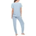 thumbnail image 3 of Honeydew Womens 2-Piece Jersey Pajama Jogger Lounge Set (Blue Jay Dot Small), 3 of 4