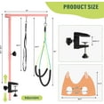 thumbnail image 5 of Dog Grooming Arm with Pet Grooming Hammock, 35" Pet Grooming Table Arm with Adjustable No Sit Haunch Holders, Dog Grooming Stand with Loop Noose for Small and Medium Pets, Pink, 5 of 18