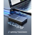 thumbnail image 2 of Carcasa SSD Inateck M.2 NVMe de aluminio USB 4.0/Thunderbolt 3/4 de Inateck de 40 Gbps, 2 of 9