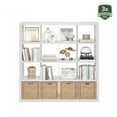 thumbnail image 6 of Furinno Daly 8-Cube Horizontal Bookcase, Bookshelf, Storage Organizer, 35 Width, Espresso, 6 of 6