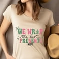 thumbnail image 4 of NICU Nurse Graphic T-Shirt for Women, We Wrap The Best Presents Tee, White, Size S, 4 of 6