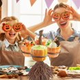 thumbnail image 4 of Halloween Pumpkin Snack Bowls Rack Resin Ornament Art Craft Home Living Decor, 4 of 5