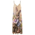 thumbnail image 4 of Easter Bunnies Rabbits Sleeveless Dress Women's Luxury Party Dress Birthday Dresses for Women, 4 of 7