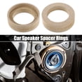 thumbnail image 2 of Unique Bargains 4 Pcs Universal 1 Inch Speaker Subwoofer Mounting Spacer Rings Solid Wood Beige, 2 of 6
