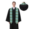 thumbnail image 4 of Fotbe Wood Grain Printed Class of 2024 Graduation Stole, 4 of 7