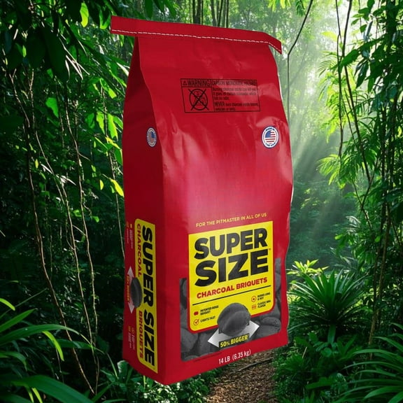 14 lbs. Charcoal Briquets Super Size