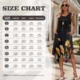 thumbnail image 5 of Psesaysky Golden Leaves Print Men's Button Down Shirts,Women's Flared Mini Dress Sleeveless Sundress for Summer Beach Valentine's Day Couple Matching Outfit,Art Design, 5 of 7