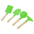 thumbnail image 4 of Luxshiny 4Pcs Pointed Shovel Set for Childrens Beach Play Macaron Green Design Tools, 4 of 8