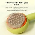 thumbnail image 4 of absob Cat Hair Brush, Dog Brush for Shedding, Self Cleaning Brush with Release Button for Short and Long Haired Cats for Grooming and Shedding, 4 of 7