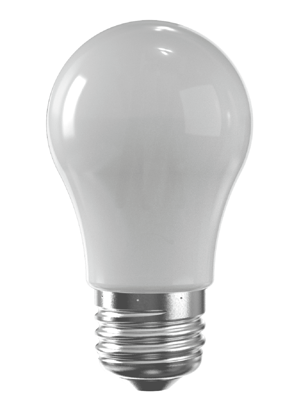 Great Value LED Vintage Style Light Bulb, A15 60W Day Light Opal Classic Filament, Medium Base, Dimmable, 2 pack CA