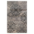 thumbnail image 2 of Contemporary Floral Medallion Plush Polypropylene Washable Indoor Area Rug, 5' x 8', Oatmeal by Blue Nile Mills, 2 of 6