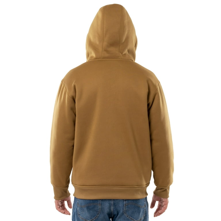 Wrangler Workwear Men's & Big Men's Full Zip Sherpa Lined Hooded