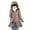 khaki, variant on Mrat Womens Long down Puffer Jacket Long Sleeve Lightweight Knee-length Oversized Puffer Coat Thick Warm Padded Coat Full-Length Windproof Parka Women‘s Winter Jacket XXL