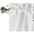 thumbnail image 5 of Truck Daisy Flower Tier Curtains 27.5x36inch - 2 Panels Rod Pocket Valance Curtains Half Window Curtain Tiers for Bathroom Kitchen Cabinet Rod Pocket, Wild Floral Fresh Design Farmhouse, 5 of 5