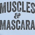 thumbnail image 2 of CafePress - Muscles And Mascara Body Suit - Baby Light Bodysuit, Size Newborn - 24 Months, 2 of 4