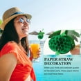 thumbnail image 6 of LOLIPPYY 50Pcs Coconut Tree Paper Straws Green for Birthday Party Drink and Cocktail Use, 6 of 6