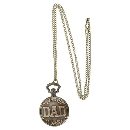 TEHAUX Retro Men's Pocket Watch Multi Iron Flip-Up Face Perfect for Father's Day