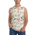 thumbnail image 1 of Fotbe Colorful Bow Knots1 Men's Camiseta sin Mangas Estampada para Hombres, Playera Casual para Gimnasio, Entrenamiento, Playa-Large, 1 of 7
