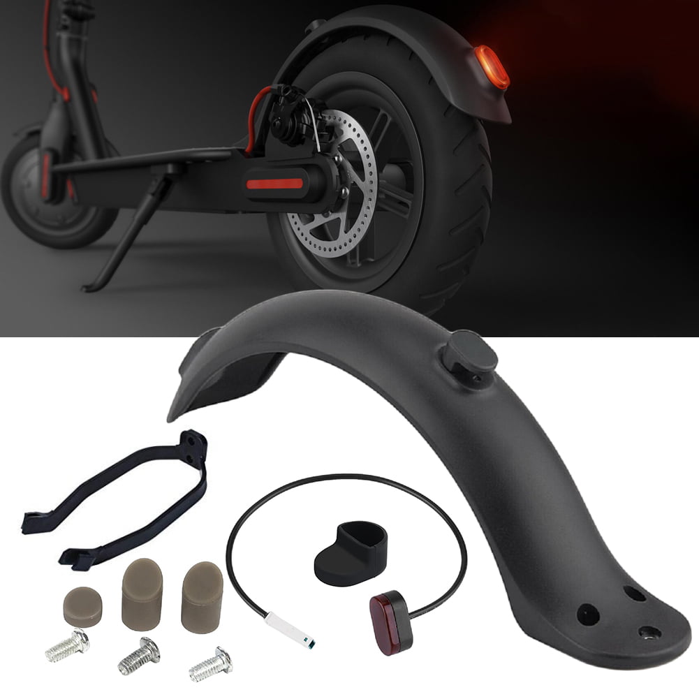 Electric Scooter Rear Fender LED Tail Light Back Wheel Mudguard for Xiaomi M365 
