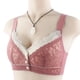 thumbnail image 4 of Gibobby Brasier sin Varilla Ropa interior Sexy con hebilla frontal a la moda para mujer, sin llantas, chaleco, sujetador de talla grande de encaje, ropa interior(Rosa caliente,38), 4 of 5