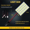 thumbnail image 4 of Panel LED tipo domo YM E-Bright 5050, 24 SMD, 8000 K, 12 V, paquete de 5, 4 of 7