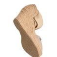 thumbnail image 3 of Alpargata Punta Cerrada De Plataforma Con Yute Para Mujer Color Beige, 3 of 6