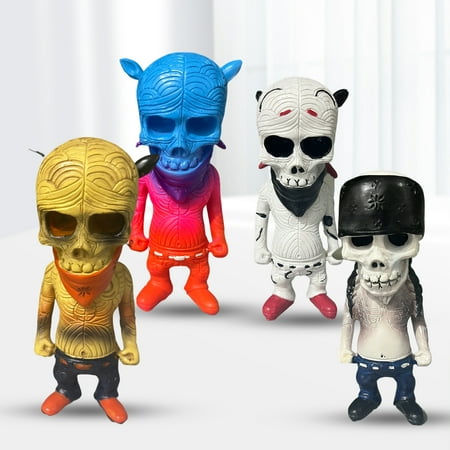 

Meijuhuga Car Ornaments Decorative Fine Workmanship Vivid Delicate Eye-catching Ghost Festival Doll Toy for Car