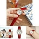 thumbnail image 5 of Mira Women Lady Analog Round Quartz Leather Strap Date Mira La Correa Roja De La Pulsera Clásica, 5 of 7