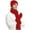 Red, variant on Men's And Women's Winter Solid Color Scarf And Hat Three Piece Set Hat Gloves Scarf Scarf Gloves Earmuff Set Women Gloves Scarf Set for Girls Hat Gloves Set Gloves Scarf Set Men Gloves Scarf Set Scarf