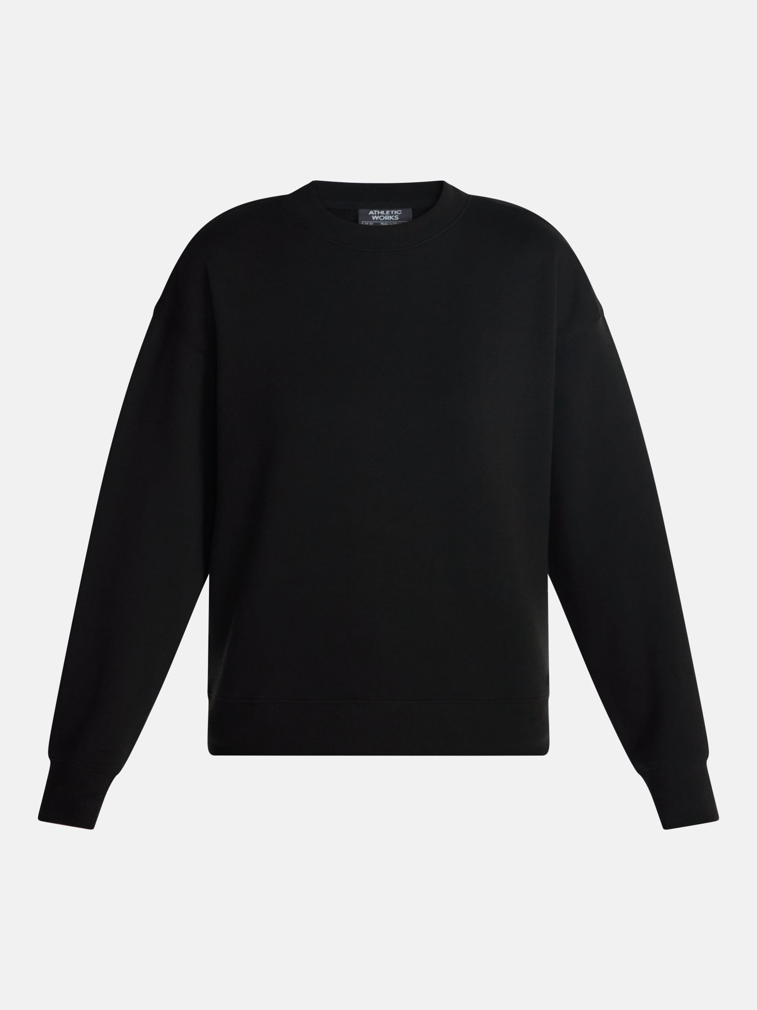 Athletic Works Women's and Women's Plus Fleece Sweatshirt with Long Sleeves, Sizes XS-4X
