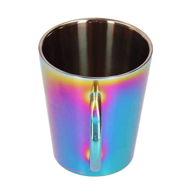 Taza de agua, 300 ml, taza de café de agua de doble capa, suministros para beber, diseño aerodinámico