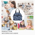 thumbnail image 7 of Honeii Tropical Leaves Print Lunch Box,Insulated Lunch Bag,Lunch Tote Bags,Leakproof Cooler Lunch Case for Travel Work Picnic, 7 of 7