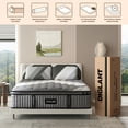 thumbnail image 4 of DIGLANT 14 Inch Queen Plush Hybrid Mattress Bed in a Box, 5 Layer Memory Foam with Pocket Springs for Supportive & Pressure Relief with Soft Fabric,100 Nights Trial,60"*80"*14", 4 of 13