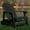 Black, variant on Highwood's Hamilton Adirondack Chair - Folding & Reclining, Outdoor, Eco-friendly, Synthetic Wood