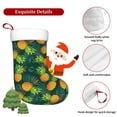thumbnail image 5 of Rateoe Pineapples with Palm Leaves Print Christmas Stockings,18 Inch Large Christmas Stockings Decoration Ornaments for Holiday Home Fireplace Indoors, 5 of 7