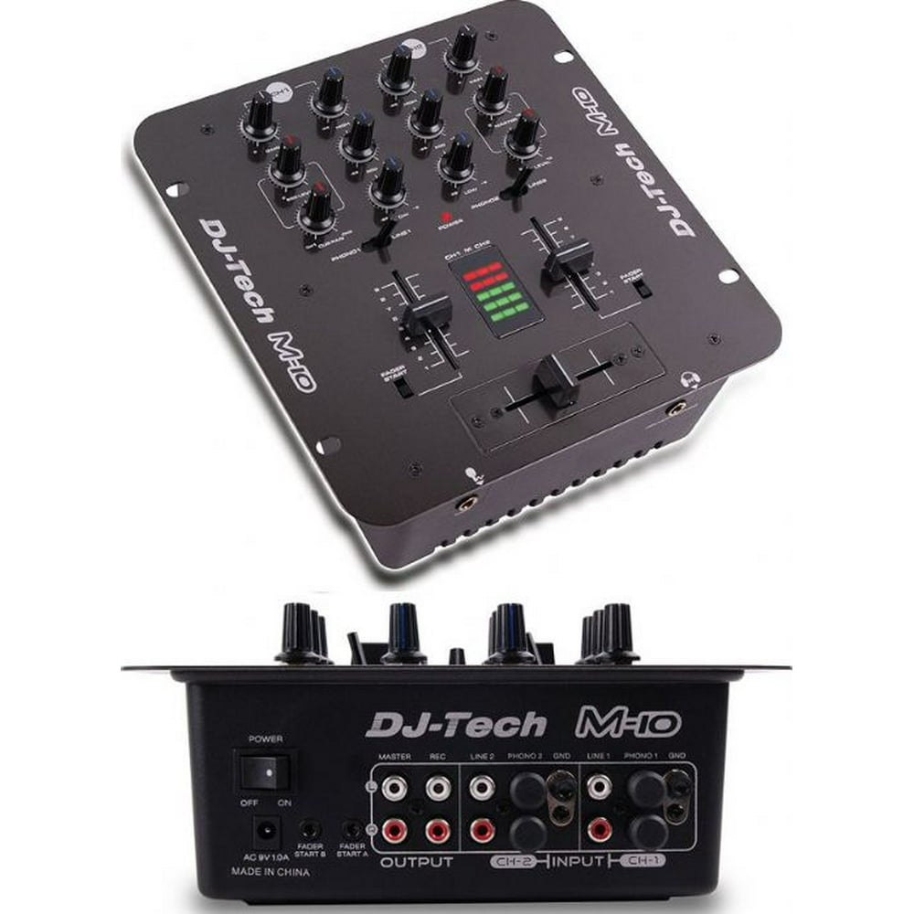 Dj Tech M10USB 2channel Rackmountable All Purpose Mixer W/usb