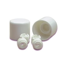 DANCO Universal Twister Toilet Caps for Toilets, Plastic, White (88877)