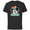 Black, variant on Disney Minnie Mouse Pride Rainbow Vibes Doodles - Short Sleeve Cotton T-Shirt for Adults - Customized-Black