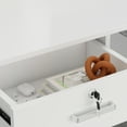 thumbnail image 5 of WIAWG L Shaped Front Recption Desk with Drawer and Counter White 55.1", 5 of 7