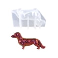 thumbnail image 1 of Molde de resina de perro salchicha, moldes de silicona para animales, moldes de silicona para perros 3D para fundición de resina epoxi, molde de silicona para perro salchicha (molde de perro, 1 of 5