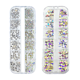 thumbnail image 1 of Diamantes de imitación de cristal, piedras 3D con parte posterior plana para manualidades de decoración de uñas, 1 of 5