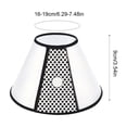 thumbnail image 3 of Pet Elizabethan Collar, Transparent Plastic Recovery Cone with Breathable Mesh, Soft Foam Edges, Adjustable E-Collar for Cats, Puppies, Medium Dogs, 3 of 7