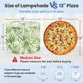 thumbnail image 2 of Lampshades 2 Pack Tropical Green Palm Leaves Watercolor jungle tropical 13"x13"x10" Light Shade for Table Lamps Floor Lamp Shades Lampshade Replacement Easy Assembly, 2 of 8