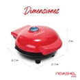 thumbnail image 3 of Waflera Mini Maquina Waffles Pequeña Redonda Hacer Desayunos Nevashel Nevashel WE1, 3 of 8