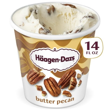 Haagen Dazs Butter Pecan Ice Cream, Gluten Free, Kosher, 14 oz