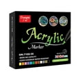 thumbnail image 1 of Juego de rotuladores de pintura acrílica Zulema 12/24/36 colores marcadores de pintura acrílica, 1 of 8