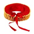 thumbnail image 2 of Volante de cuello de payaso isabelino desmontable para accesorios de fotografía, festivales y festividades. Oro rojo, 2 of 8